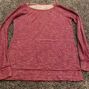 Red striped shirt size small with pockets $5